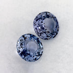 1.96 Total Carat Weight Round Natural Blue Sapphire
