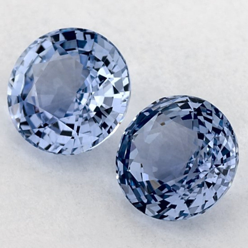 1.96 Carat Round Natural Blue Sapphire