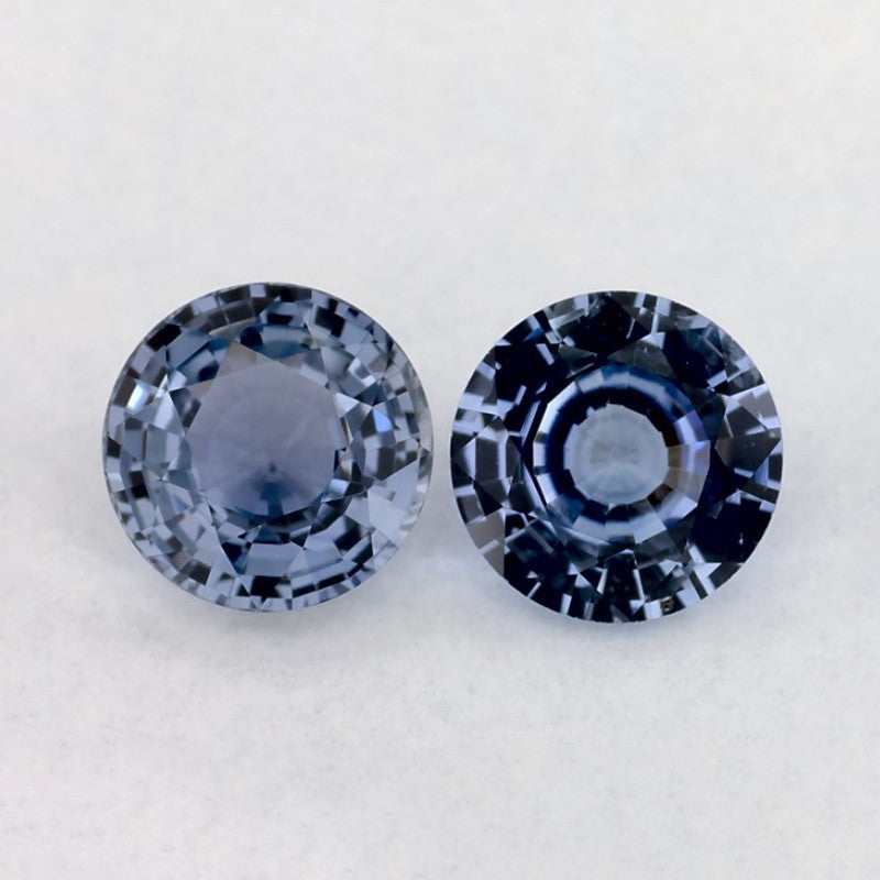 2.05 Total Carat Weight Round Natural Blue Sapphire