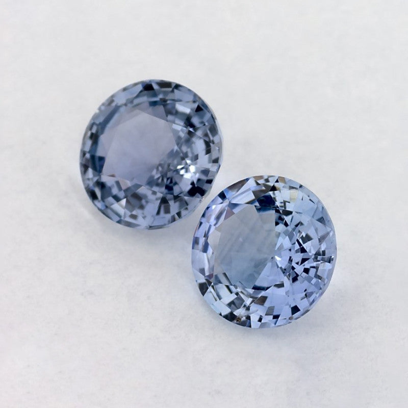 2.05 Total Carat Weight Round Natural Blue Sapphire