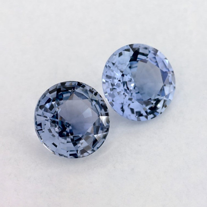 2.05 Total Carat Weight Round Natural Blue Sapphire