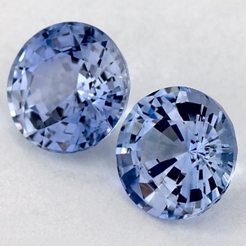 1.83 Total Carat Weight Round Natural Blue Sapphire