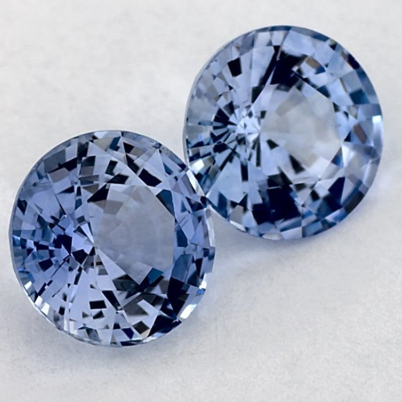 1.83 Total Carat Weight Round Natural Blue Sapphire