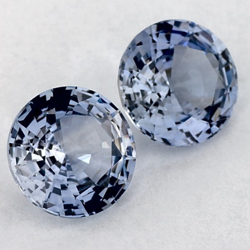 1.97 Total Carat Weight Round Natural Blue Sapphire