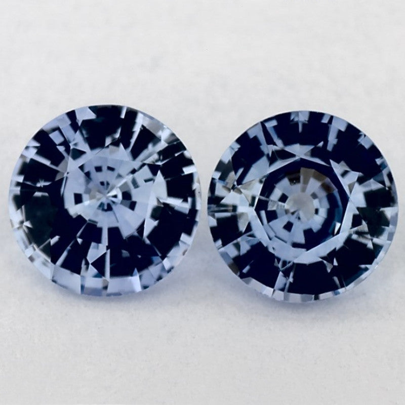 1.83 Carat Round Natural Blue Sapphire