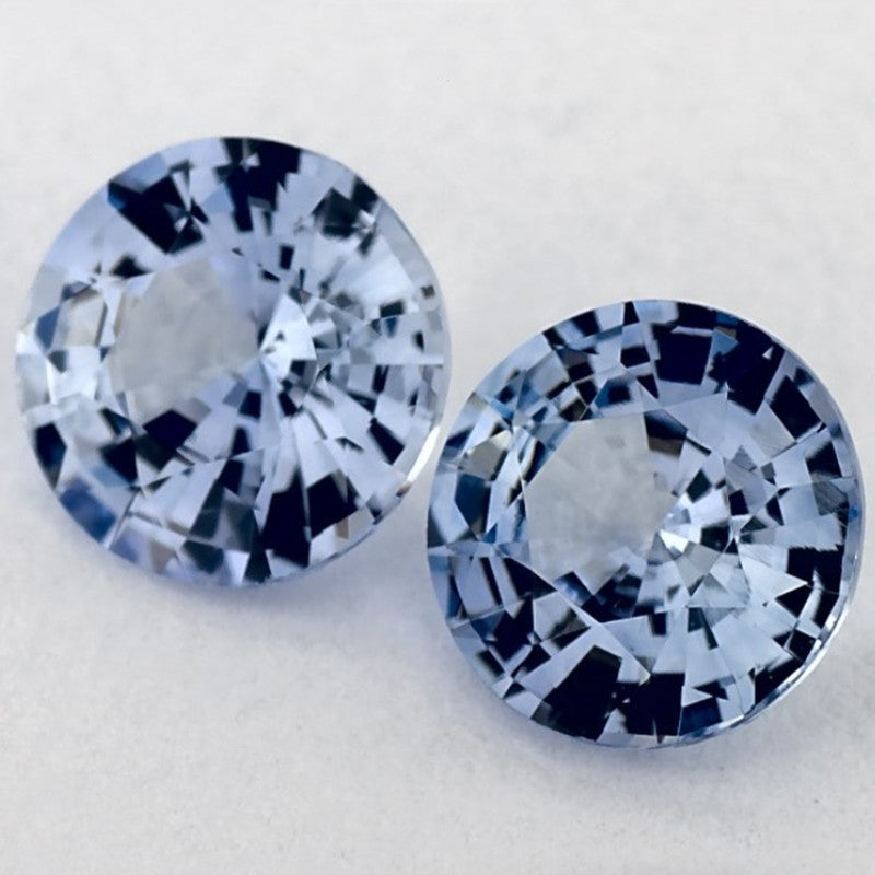 1.83 Carat Round Natural Blue Sapphire
