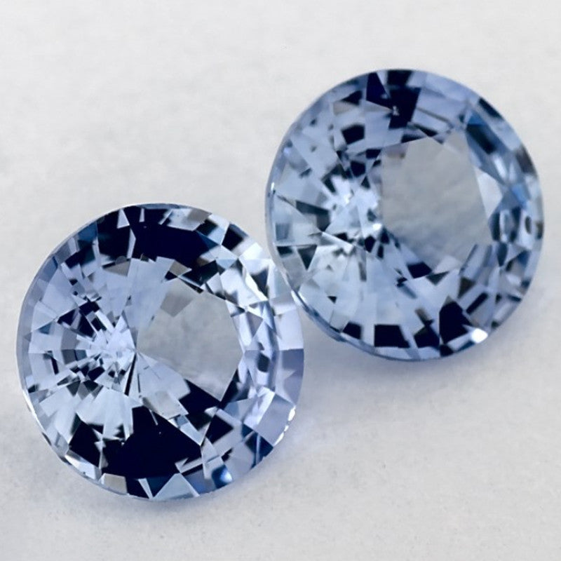 1.83 Carat Round Natural Blue Sapphire