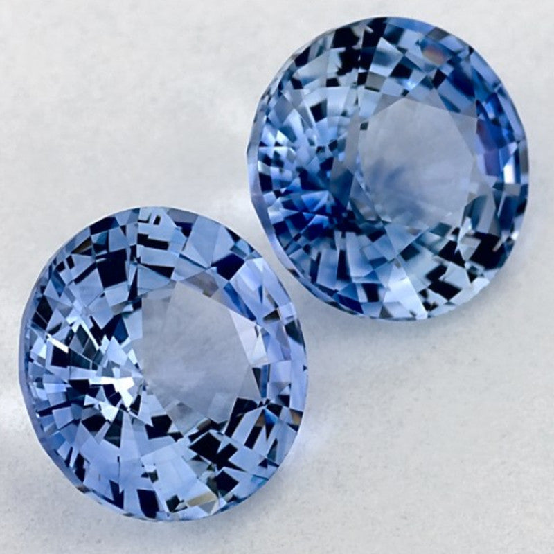 1.87 Carat Round Natural Blue Sapphire