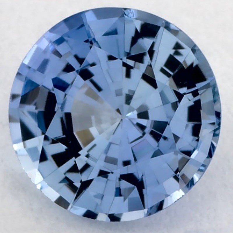 0.89 Carat Round Natural Blue Sapphire