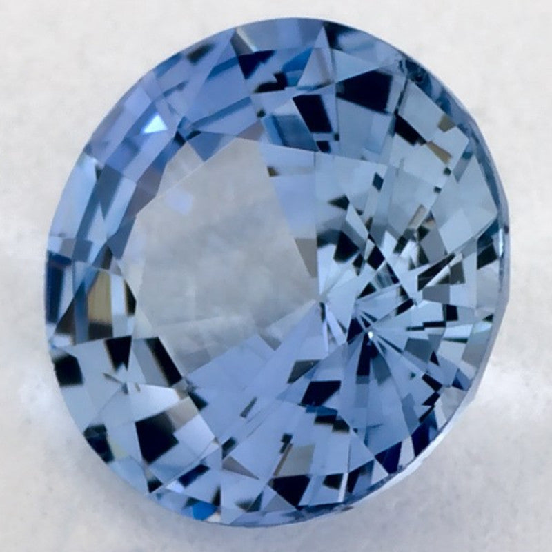 0.89 Carat Round Natural Blue Sapphire
