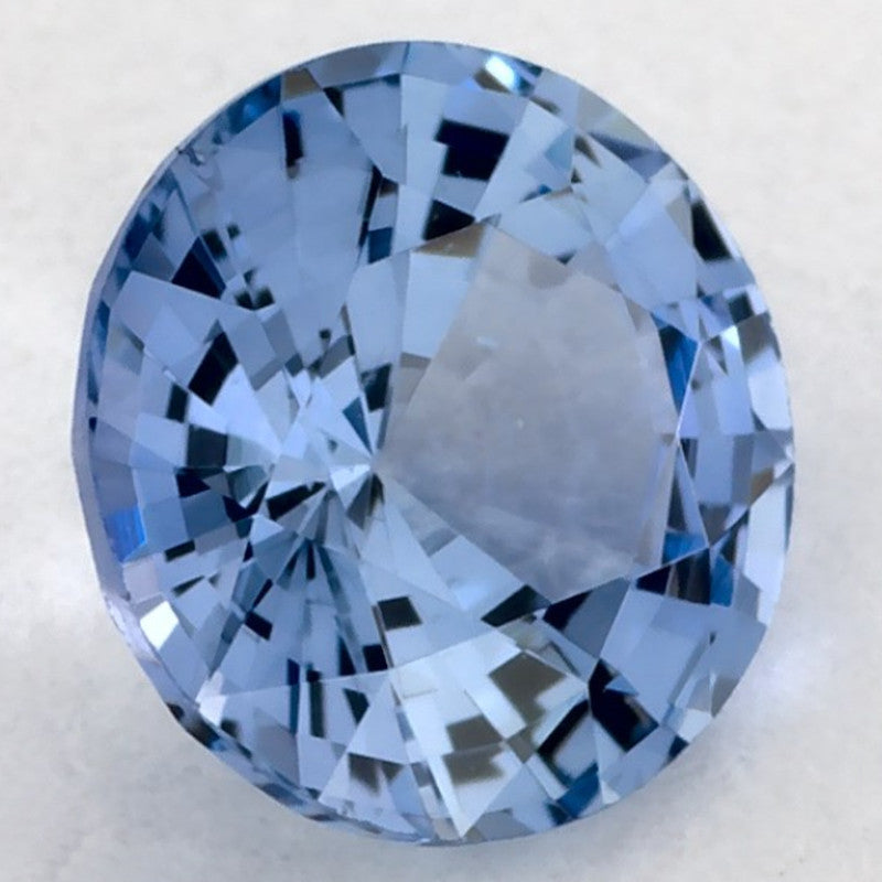 0.89 Carat Round Natural Blue Sapphire