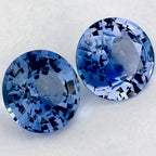 1.76 Carat Round Natural Blue Sapphire