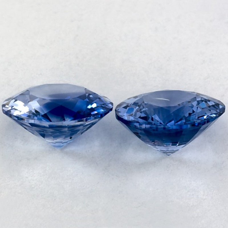 1.76 Carat Round Natural Blue Sapphire