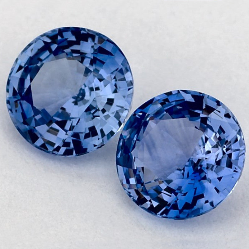 1.77 Carat Round Natural Blue Sapphire