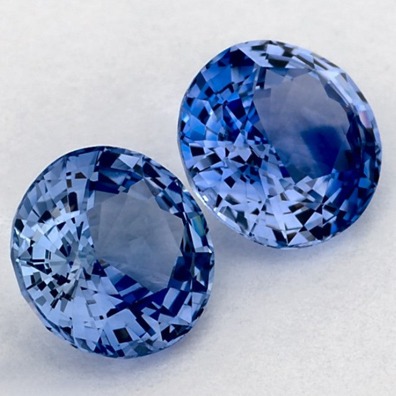 1.77 Carat Round Natural Blue Sapphire
