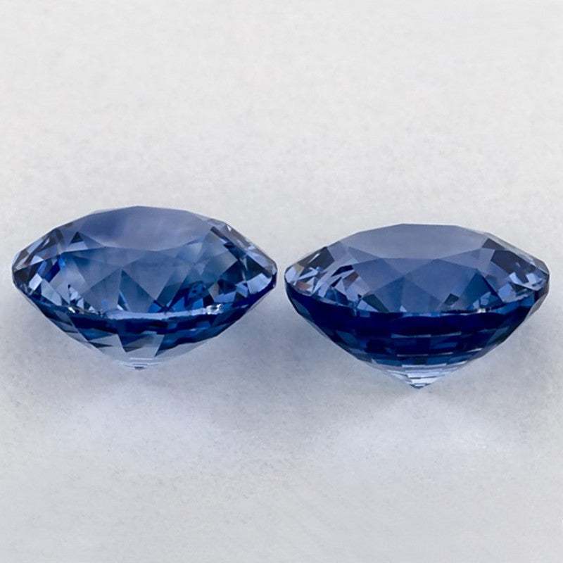 1.77 Carat Round Natural Blue Sapphire