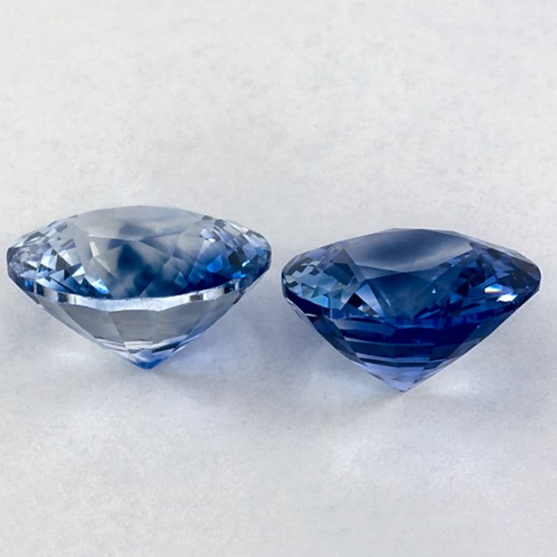 1.84 Carat Round Natural Blue Sapphire