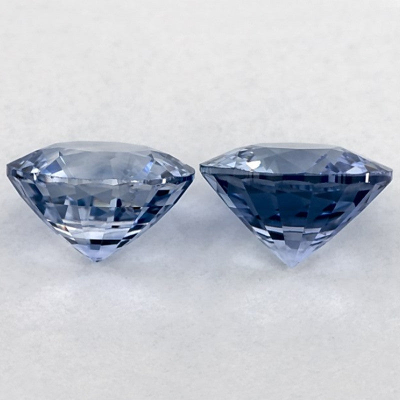 1.89 Total Carat Weight Round Natural Blue Sapphire