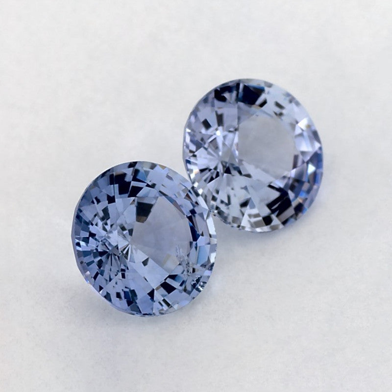 1.95 Total Carat Weight Round Natural Blue Sapphire