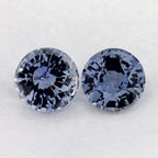 1.99 Total Carat Weight Round Natural Blue Sapphire