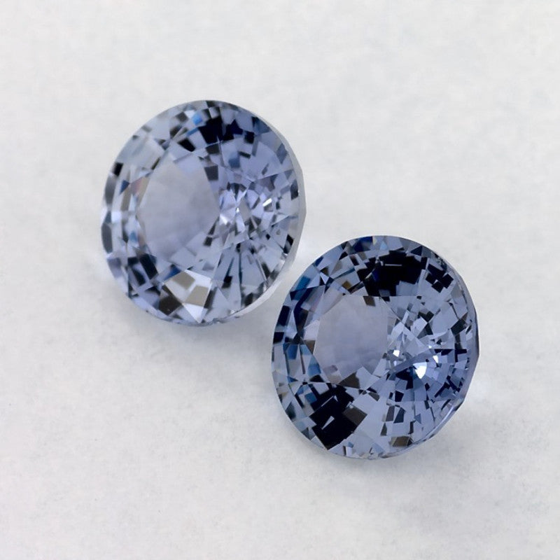 1.99 Total Carat Weight Round Natural Blue Sapphire