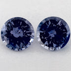 2.01 Total Carat Weight Round Natural Blue Sapphire