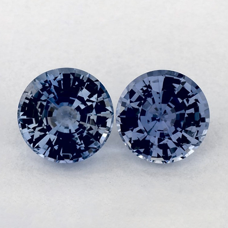 2.03 Total Carat Weight Round Natural Blue Sapphire