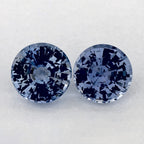 2.03 Total Carat Weight Round Natural Blue Sapphire
