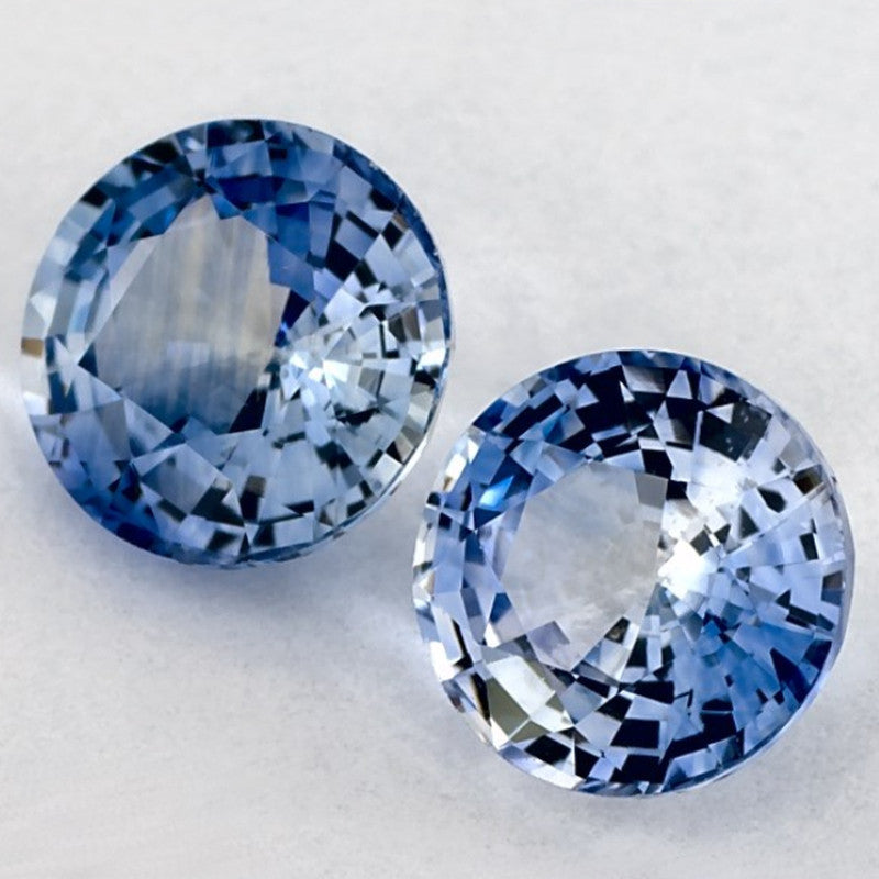 2.05 Carat Round Natural Blue Sapphire