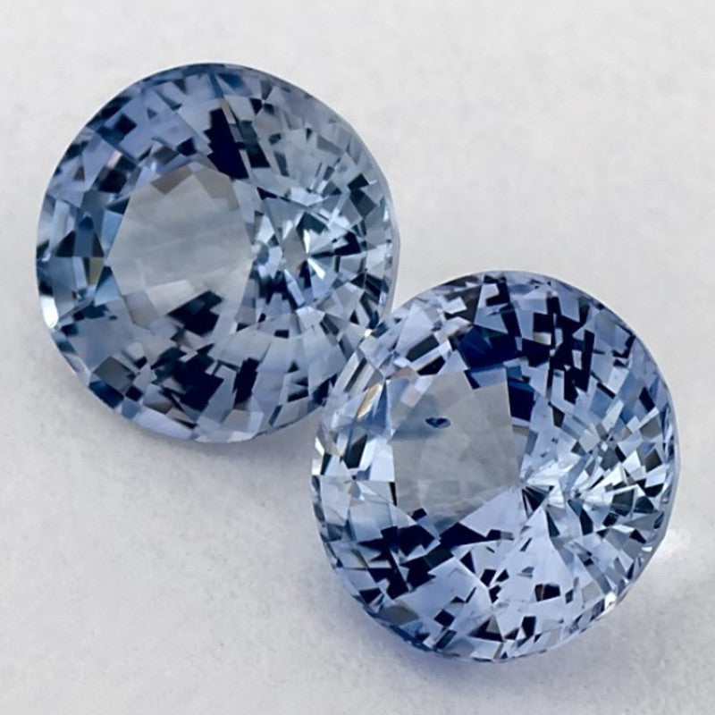 2.10 Carat Round Natural Blue Sapphire