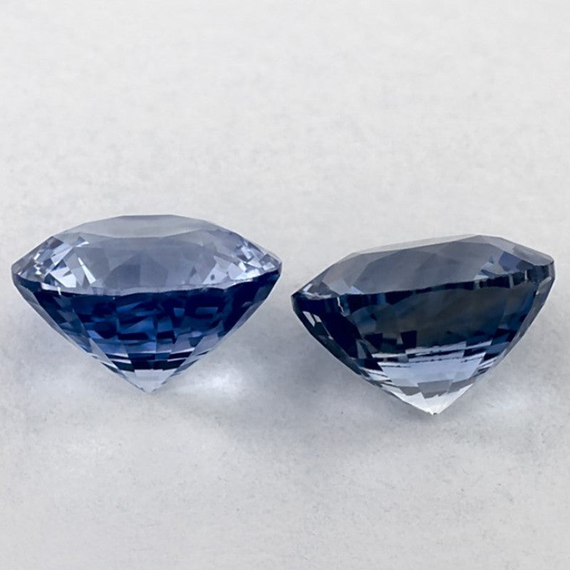 2.10 Carat Round Natural Blue Sapphire