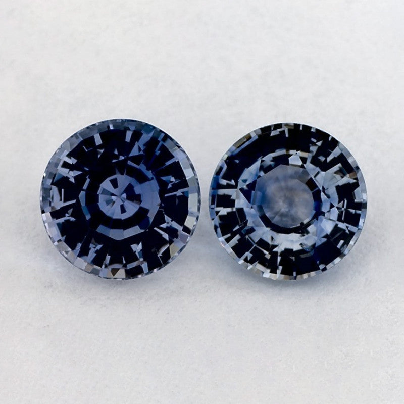 2.11 Total Carat Weight Round Natural Blue Sapphire