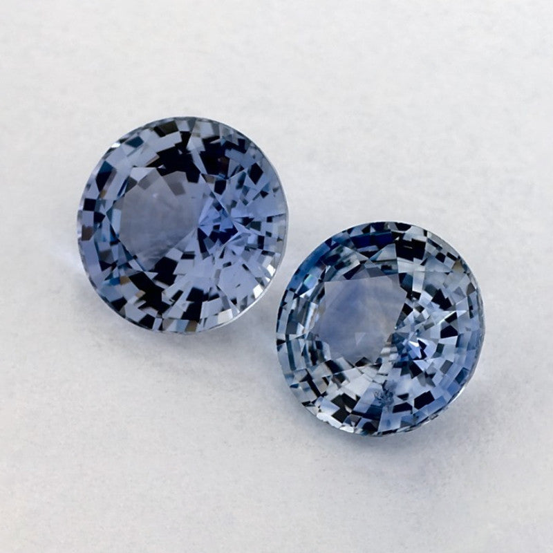 2.11 Total Carat Weight Round Natural Blue Sapphire