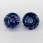 2.17 Total Carat Weight Round Natural Blue Sapphire