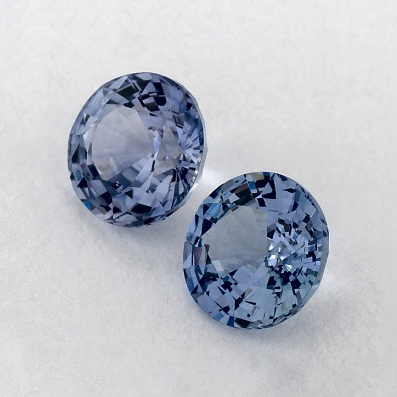 2.17 Total Carat Weight Round Natural Blue Sapphire