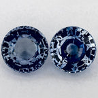2.19 Total Carat Weight Round Natural Blue Sapphire