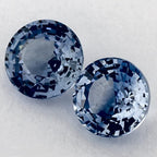 2.19 Total Carat Weight Round Natural Blue Sapphire