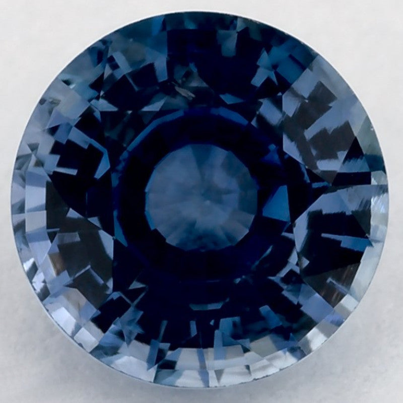 1.01 Carat Round Natural Blue Sapphire