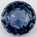 1.08 Carat Round Natural Blue Sapphire