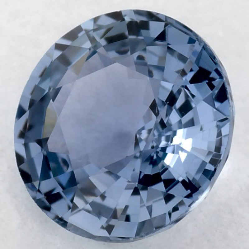 1.08 Carat Round Natural Blue Sapphire