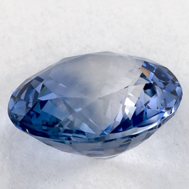 1.27 Carat Round Natural Blue Sapphire