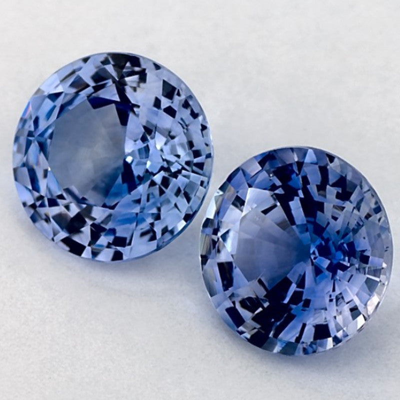 2.44 Carat Round Natural Blue Sapphire