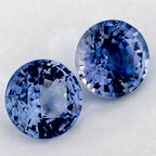 2.44 Carat Round Natural Blue Sapphire