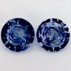 1.88 Carat Round Natural Blue Sapphire