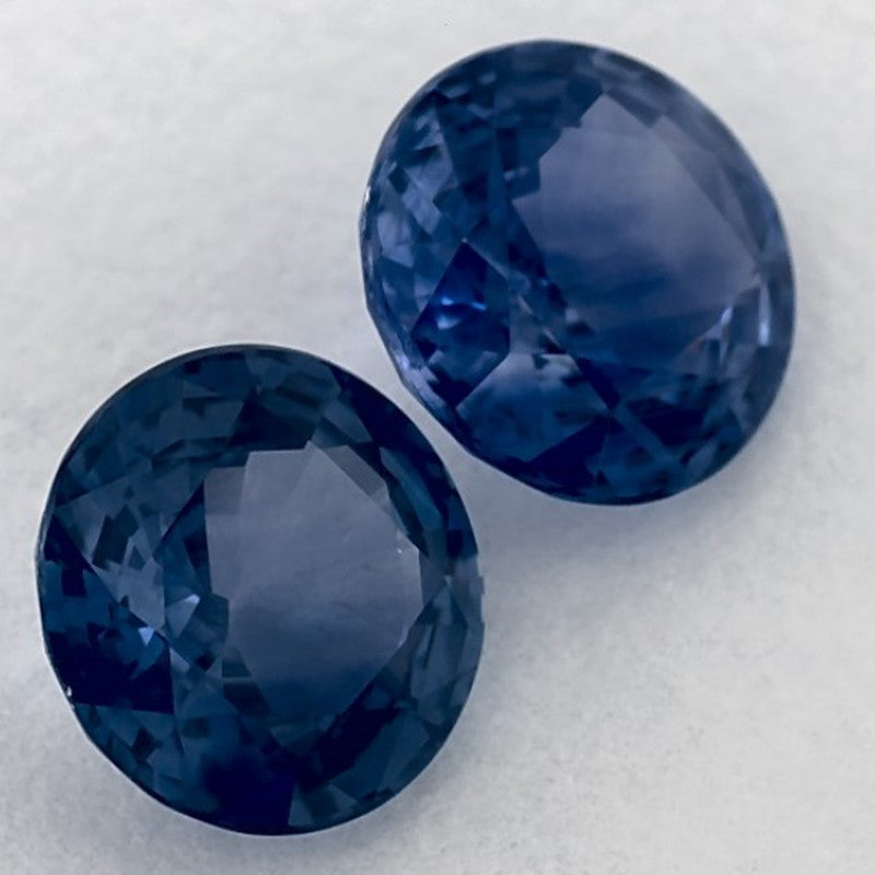 1.91 Carat Round Natural Blue Sapphire