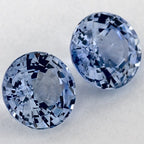 2.90 Carat Round Natural Blue Sapphire