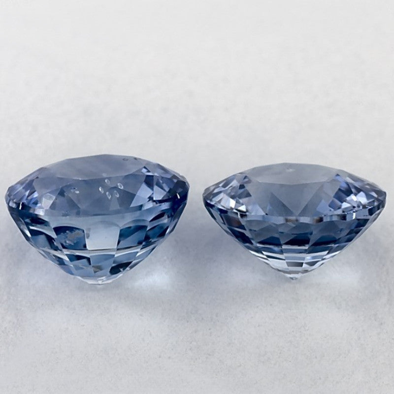 2.90 Carat Round Natural Blue Sapphire