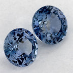 2.19 Carat Round Natural Blue Sapphire