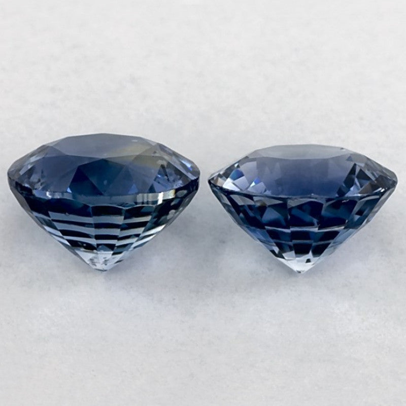 2.19 Carat Round Natural Blue Sapphire