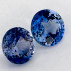 2.24 Carat Round Natural Blue Sapphire